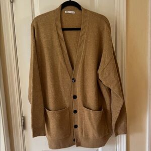 Zara Camel Cardigan Sweater